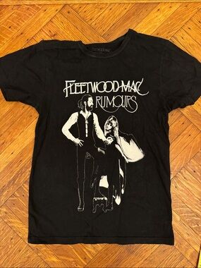 'Fleeetwood Mac Rumors' Black Graphic T-Shirt